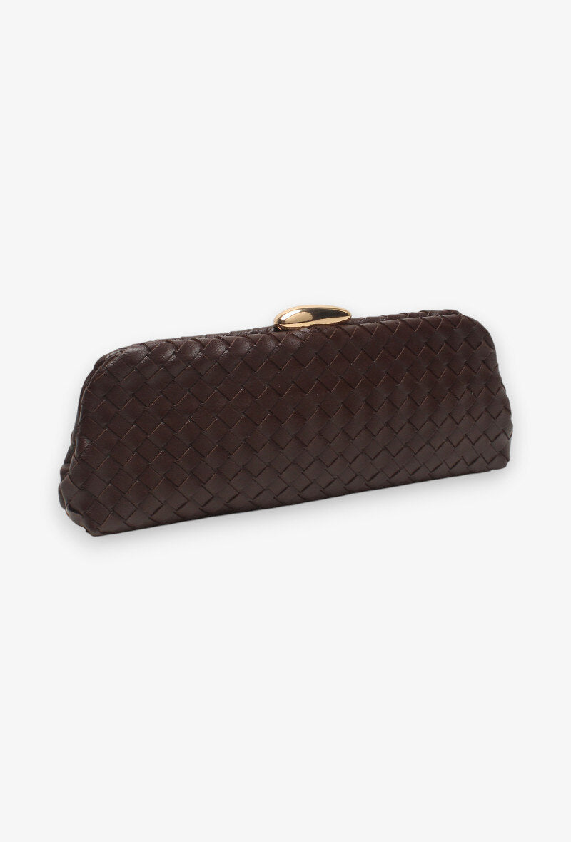 Πλεκτό Clutch Με Αλυσίδα 26873