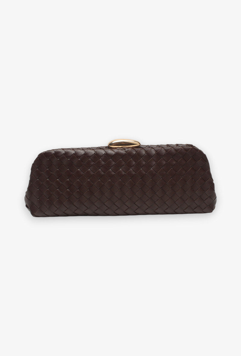 Πλεκτό Clutch Με Αλυσίδα 26873
