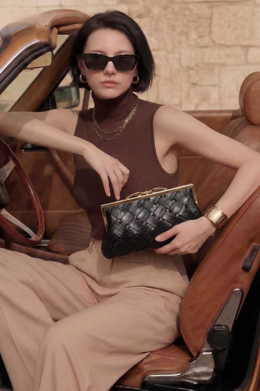 Πλεκτό Clutch Βραδινής Εμφάνισης 6131 